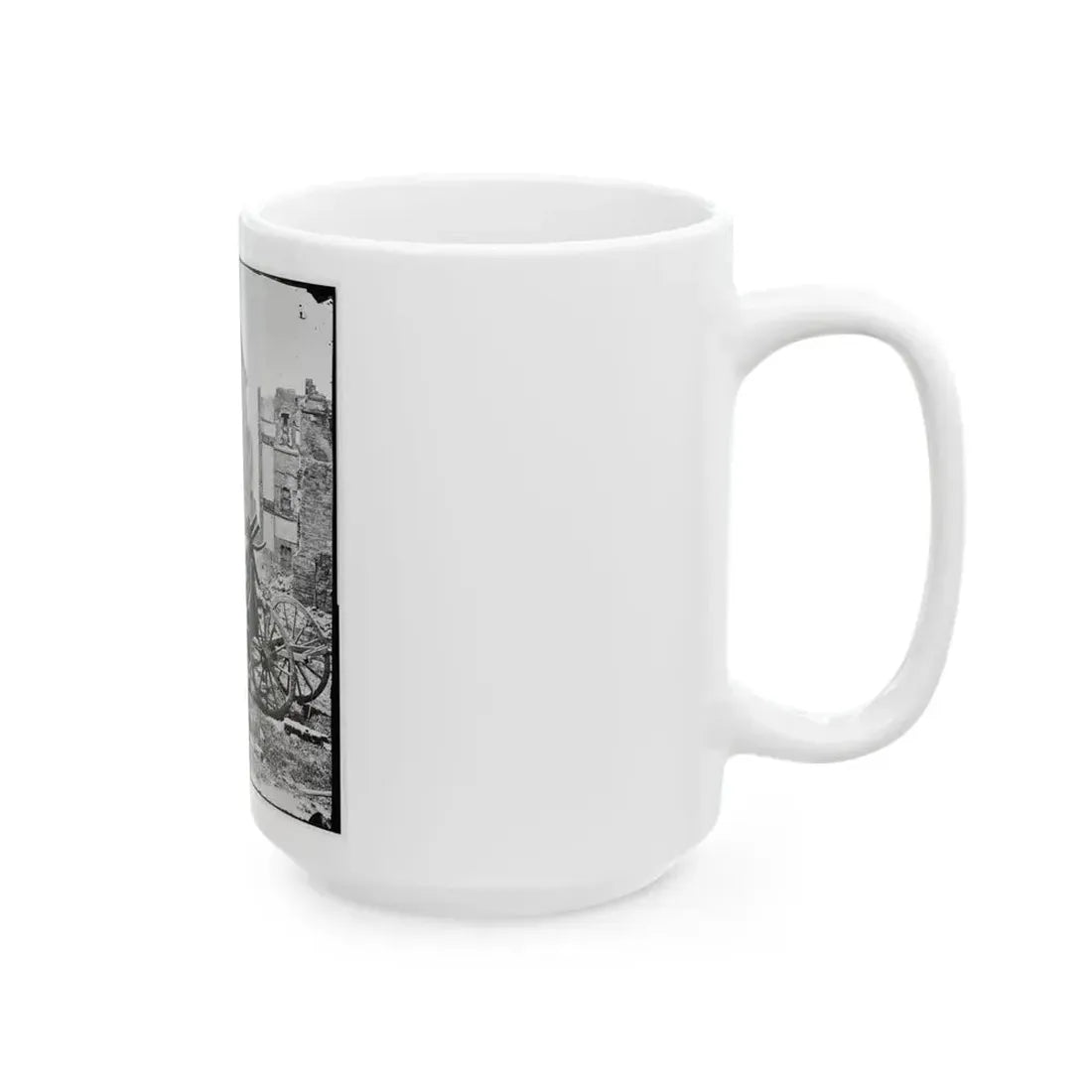 Charleston, S.C. The Mills House, With Adjacent Ruins (U.S. Civil War) White Coffee Mug - Go Mug Yourself