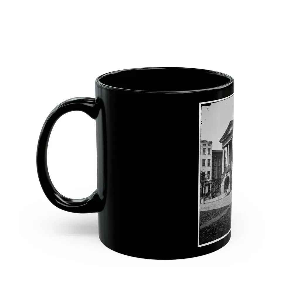 Charleston, S.C. The Old Market House (188 Meeting Street) (U.S. Civil War) Black Coffee Mug - Go Mug Yourself