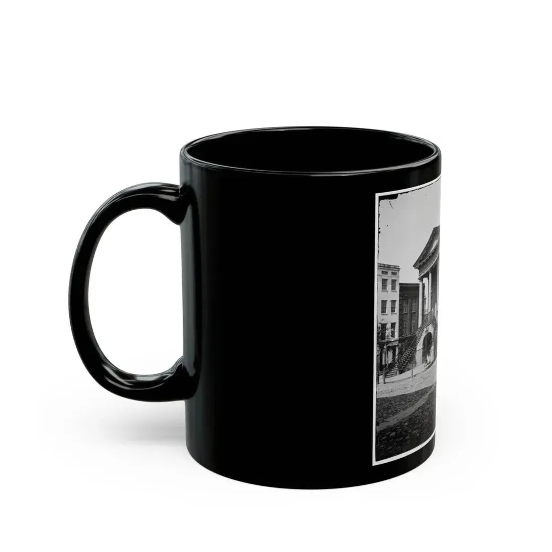 Charleston, S.C. The Old Market House (188 Meeting Street) (U.S. Civil War) Black Coffee Mug - Go Mug Yourself