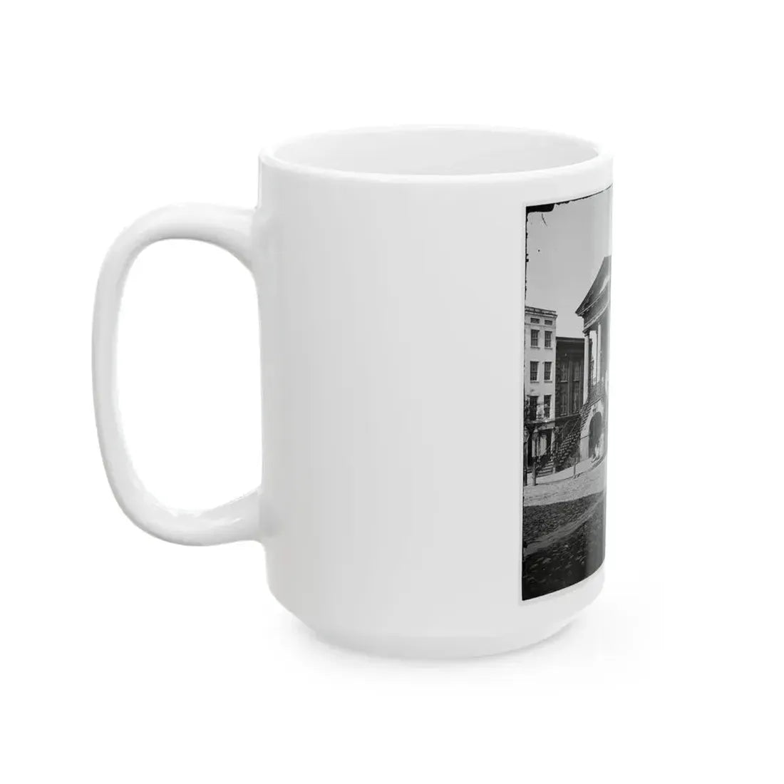 Charleston, S.C. The Old Market House (188 Meeting Street) (U.S. Civil War) White Coffee Mug - Go Mug Yourself