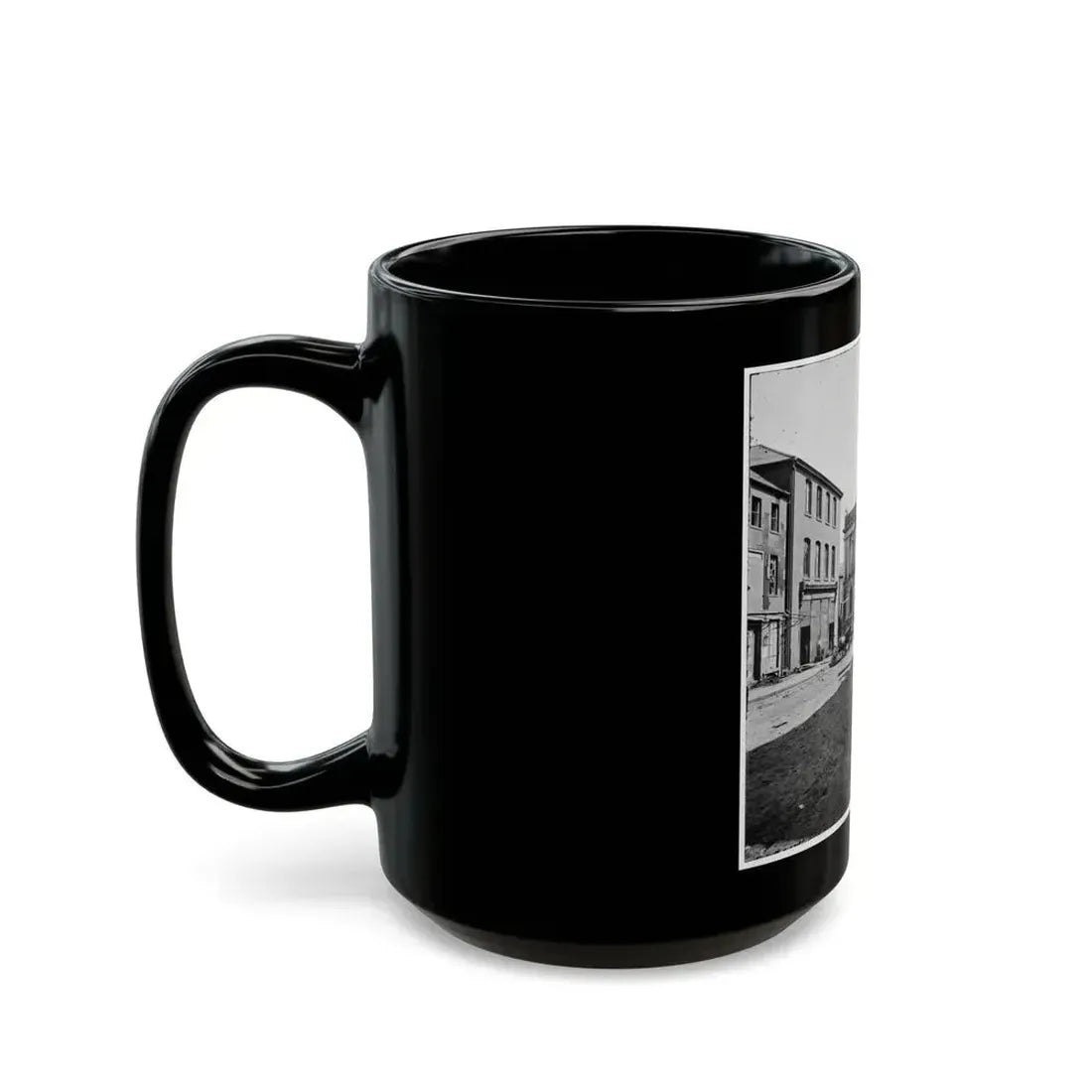 Charleston, S.C. The Post Office (Old Exchange And Custom House, 122 East Bay) (U.S. Civil War) Black Coffee Mug - Go Mug Yourself