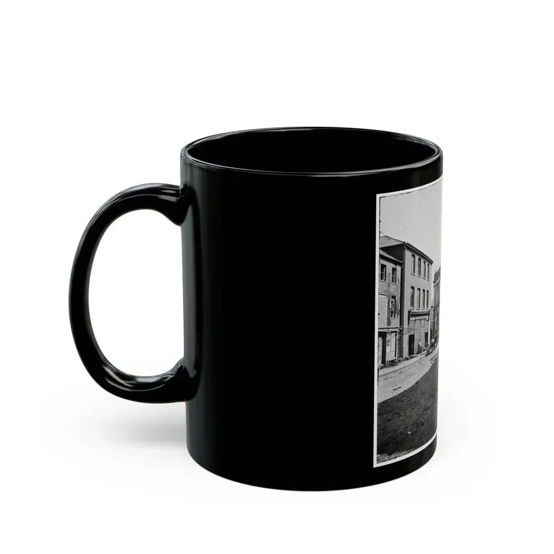 Charleston, S.C. The Post Office (Old Exchange And Custom House, 122 East Bay) (U.S. Civil War) Black Coffee Mug - Go Mug Yourself