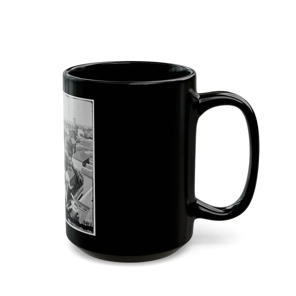 Charleston, S.C. View, From Roof Of Orphan Asylum; The Citadel In Middle Distance (U.S. Civil War) Black Coffee Mug - Go Mug Yourself
