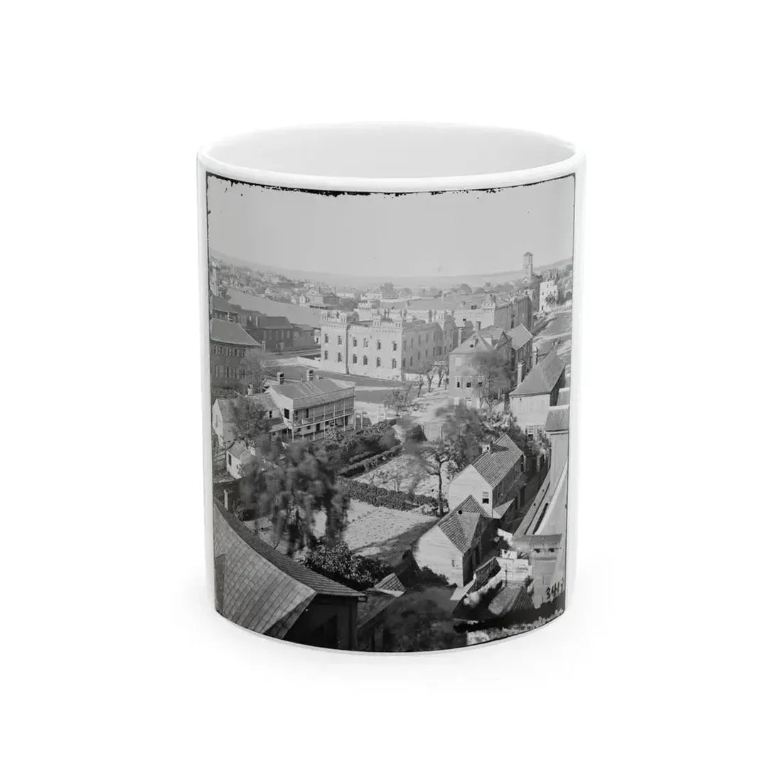 Charleston, S.C. View, From Roof Of Orphan Asylum; The Citadel In Middle Distance (U.S. Civil War) White Coffee Mug 11oz - Go Mug Yourself