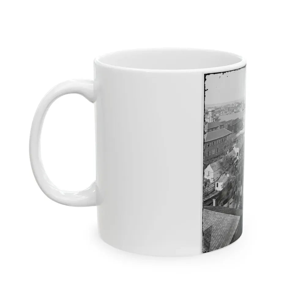 Charleston, S.C. View, From Roof Of Orphan Asylum; The Citadel In Middle Distance (U.S. Civil War) White Coffee Mug - Go Mug Yourself