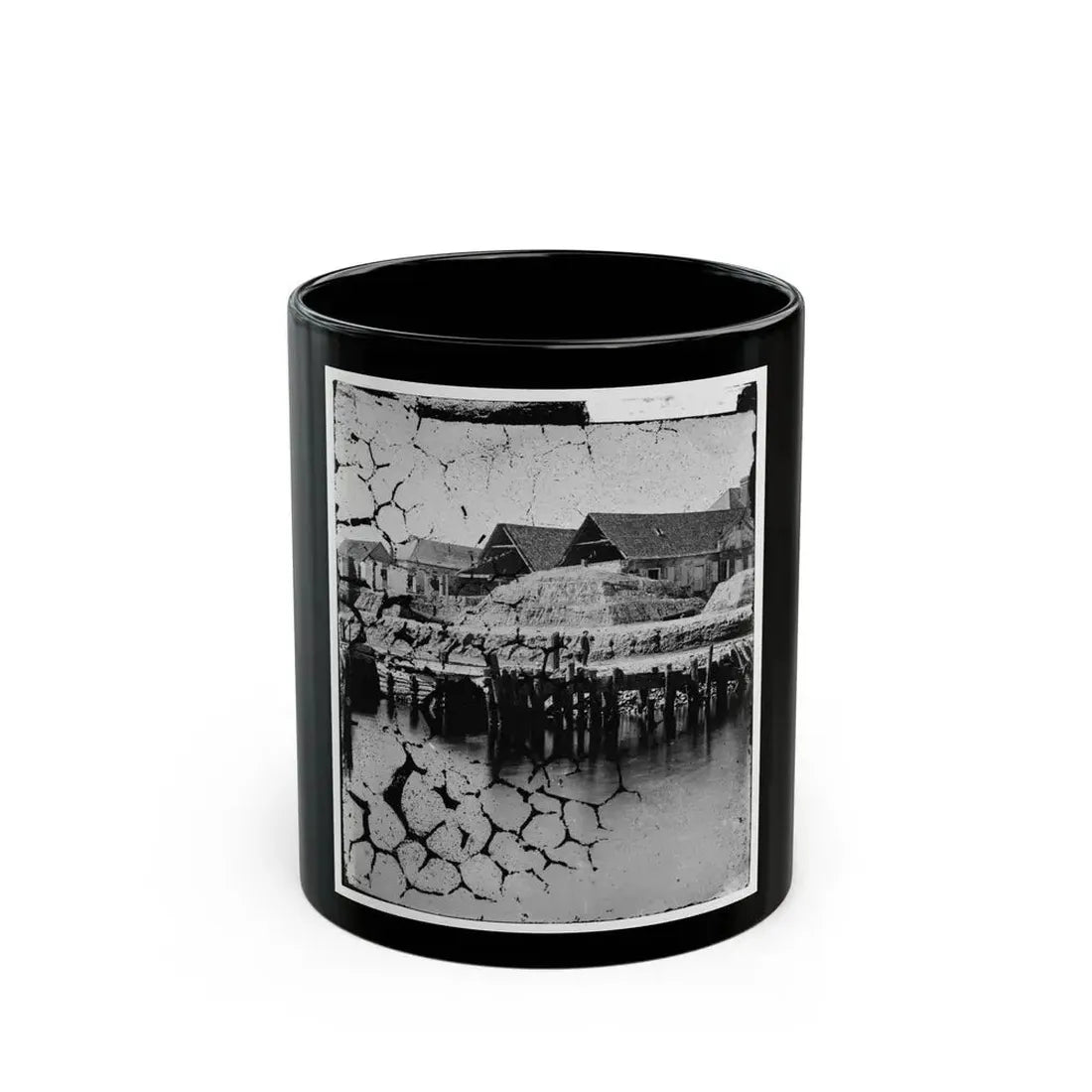 Charleston, South Carolina. Waterfront (U.S. Civil War) Black Coffee Mug 11oz - Go Mug Yourself