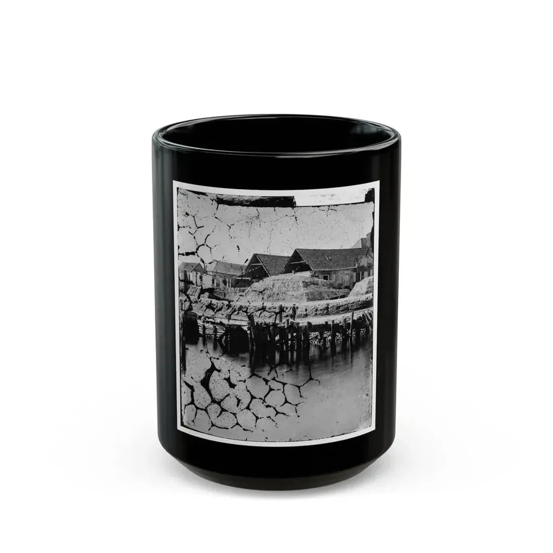 Charleston, South Carolina. Waterfront (U.S. Civil War) Black Coffee Mug 15oz - Go Mug Yourself