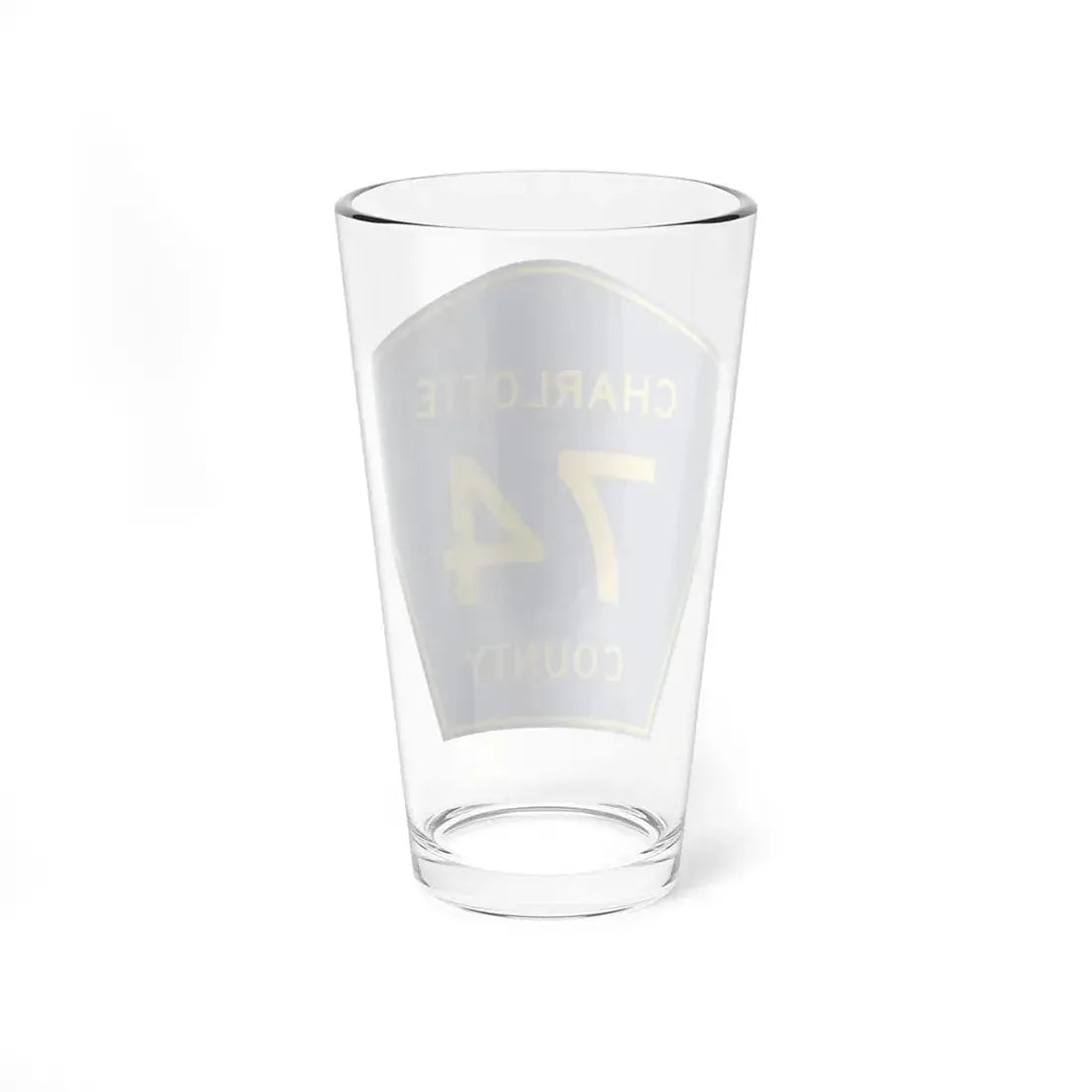 Charlotte County 74 (Florida) (Road Sign) Pint Glss 16oz - Go Mug Yourself