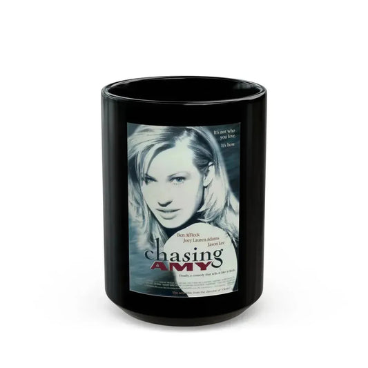 CHASING AMY 1997 Movie Poster - Black Coffee Mug 15oz - Go Mug Yourself