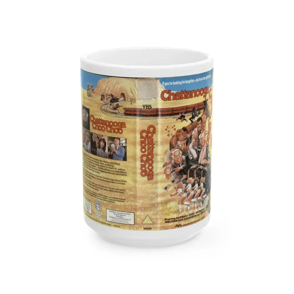 CHATTANOOGA CHOO CHOO (VHS COVER) - White Coffee Mug 15oz - Go Mug Yourself