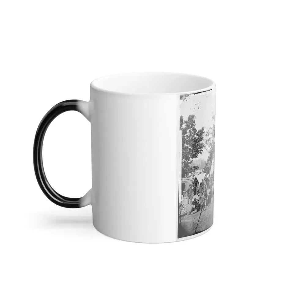 Chattanooga, Tenn., Vicinity. Federal Camp by the Tennessee River (U.S. Civil War) Color Changing Coffee Mug 11oz - Go Mug Yourself