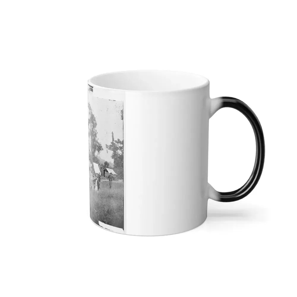 Chattanooga, Tenn., Vicinity. Federal Camp by the Tennessee River (U.S. Civil War) Color Changing Coffee Mug 11oz - Go Mug Yourself