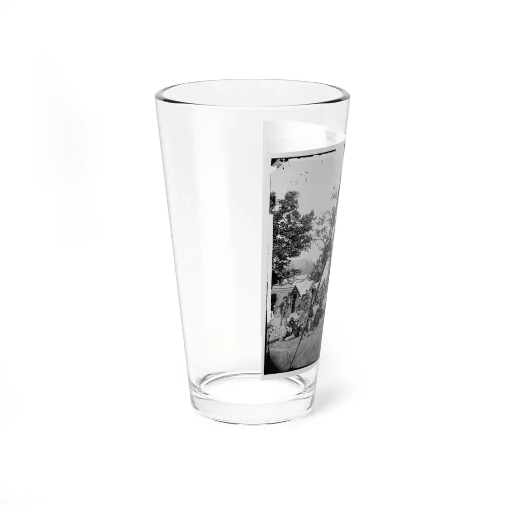 Chattanooga, Tenn., Vicinity. Federal Camp By The Tennessee River (U.S. Civil War) Pint Glass 16oz - Go Mug Yourself