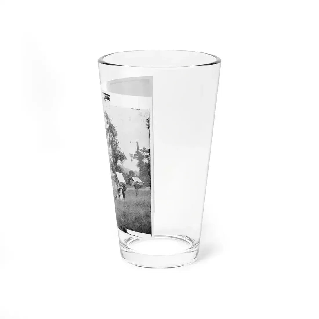 Chattanooga, Tenn., Vicinity. Federal Camp By The Tennessee River (U.S. Civil War) Pint Glass 16oz - Go Mug Yourself