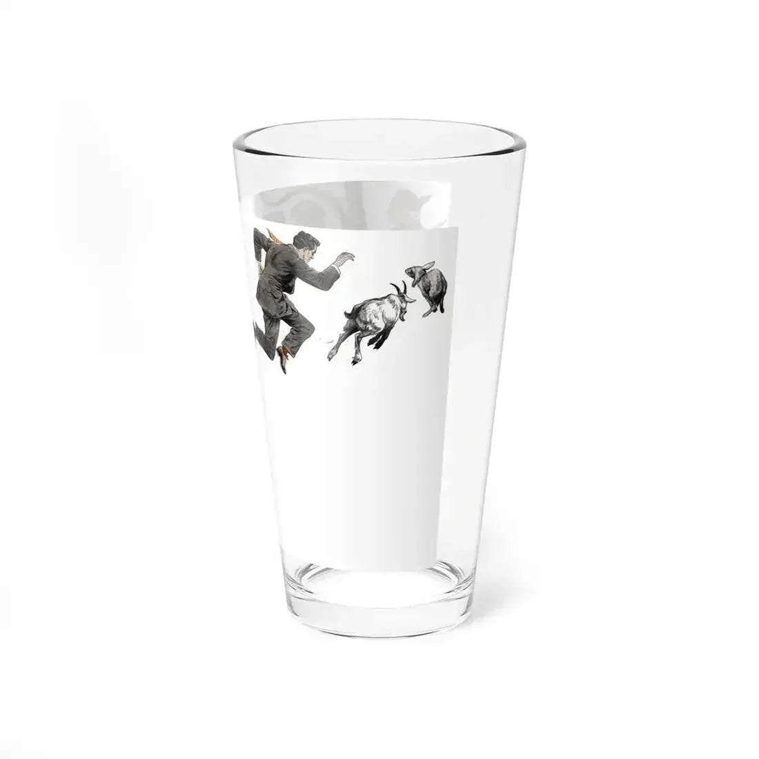 Check Your Goat Sir (1), The American Magazine, April 1936 (Magazine Illustration) Pint Glass 16oz - Go Mug Yourself