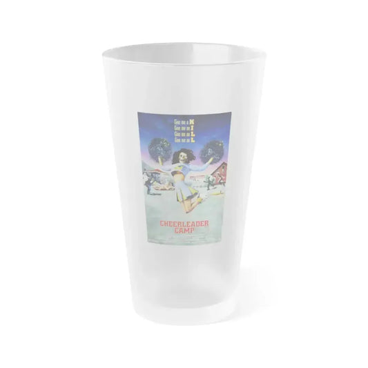 CHEERLEADER CAMP 1988 Movie Poster - Frosted Pint Glass 16oz 16oz Frosted - Go Mug Yourself
