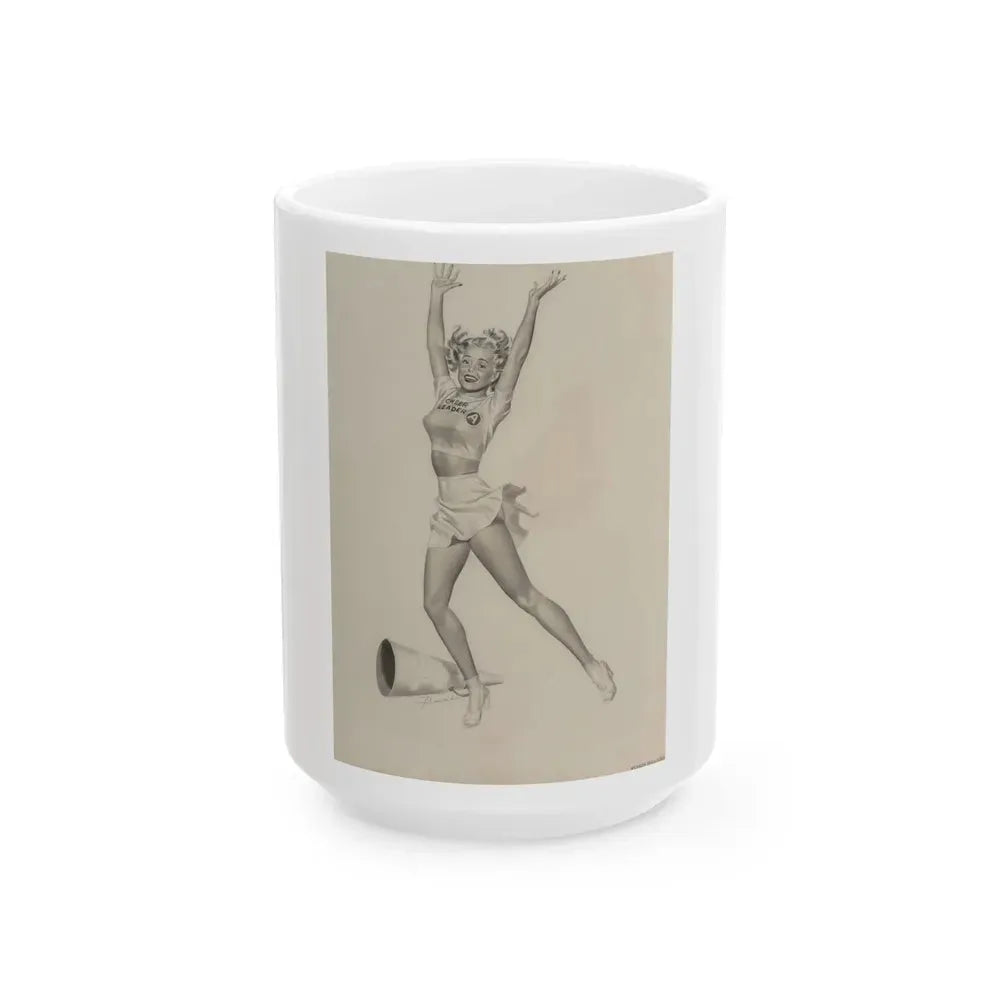 Cheerleader - White Coffee Mug 15oz - Go Mug Yourself