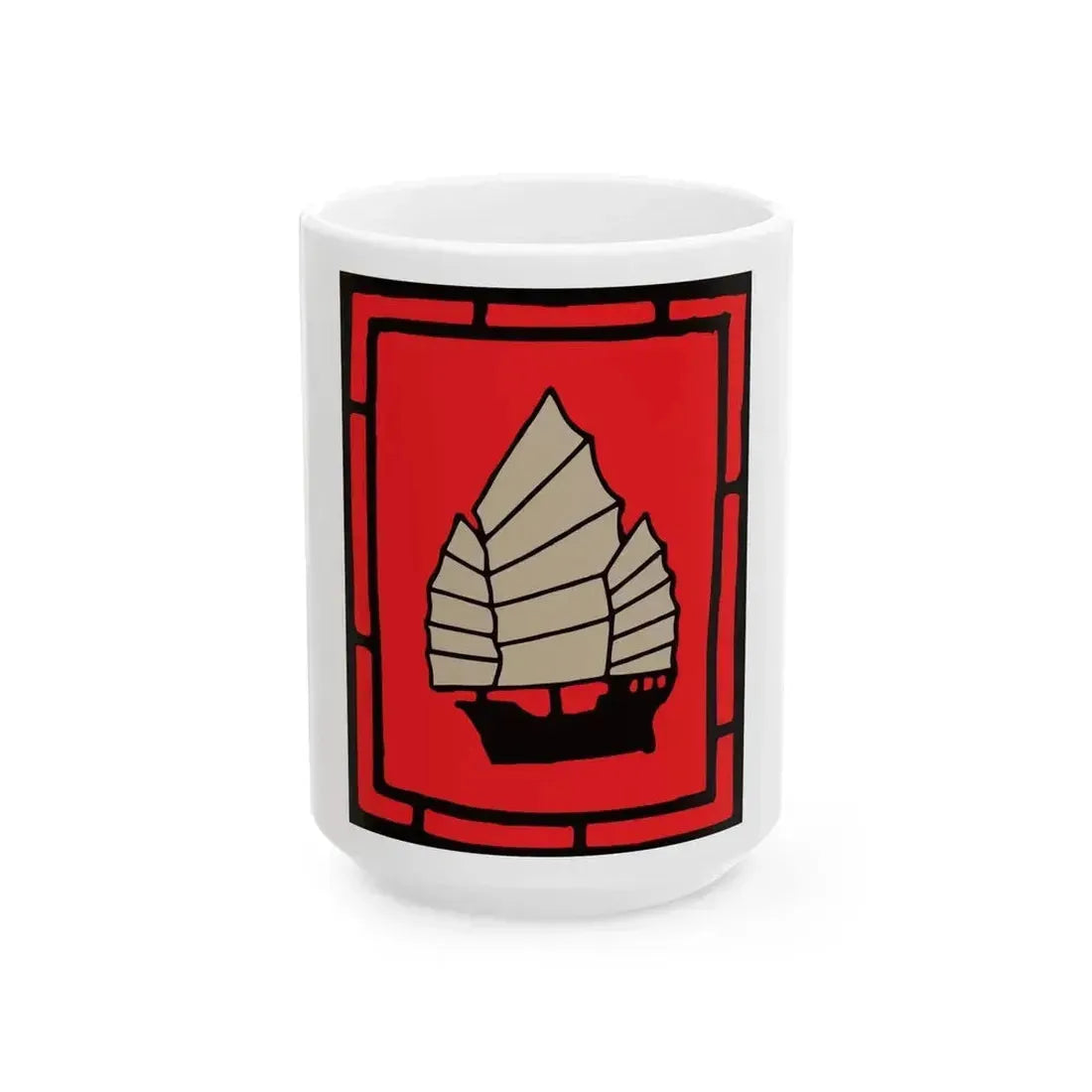 Cheng I Sao Flag 2 (China) White Coffee Mug 15oz - Go Mug Yourself