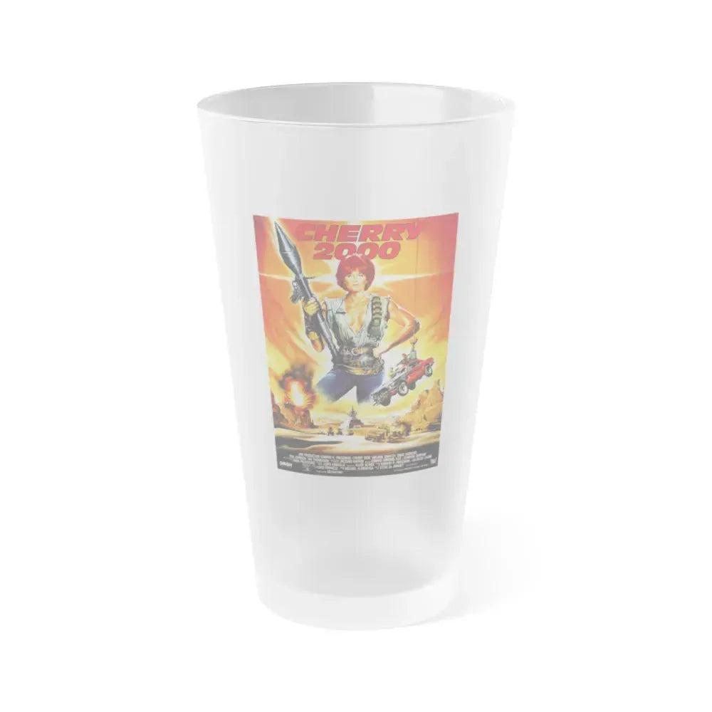 CHERRY 2000 1987 Movie Poster - Frosted Pint Glass 16oz 16oz Frosted - Go Mug Yourself