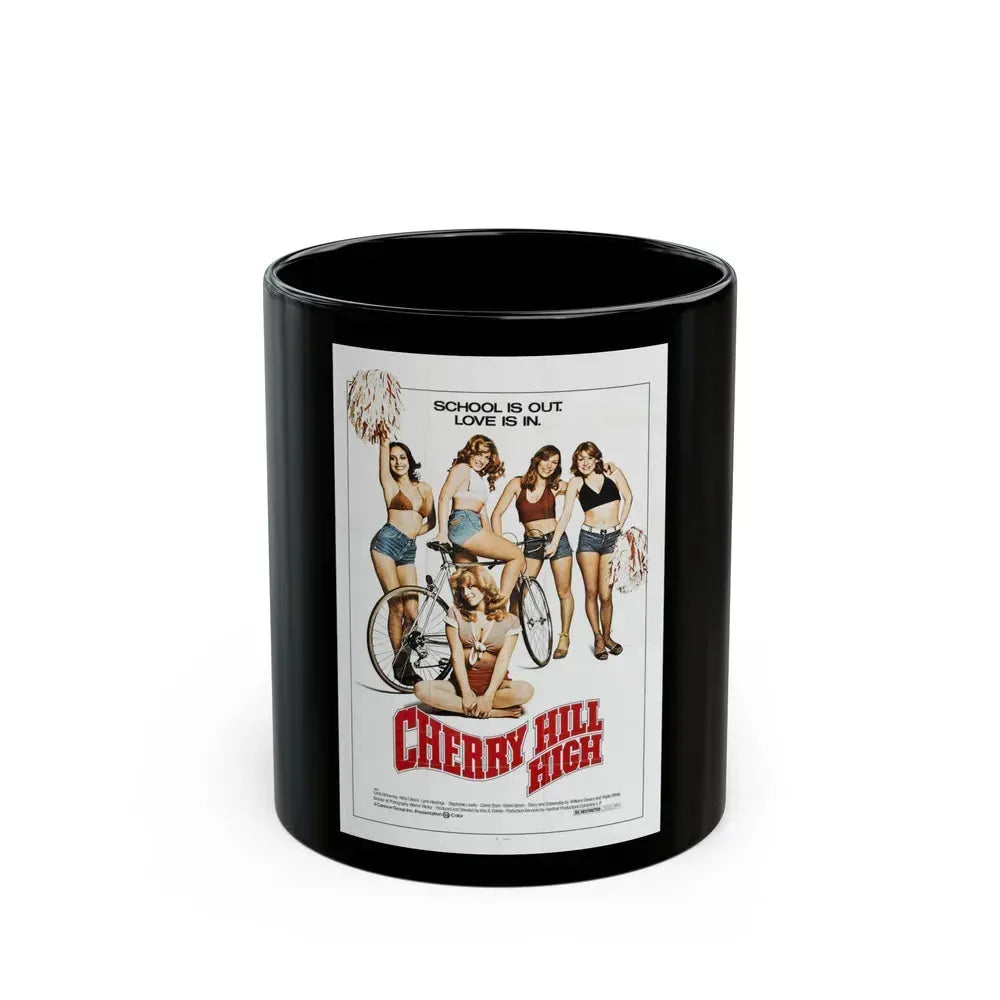 CHERRY HILL HIGH 1977 Movie Poster - Black Coffee Mug 11oz - Go Mug Yourself