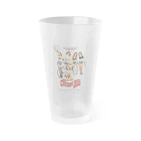 CHERRY HILL HIGH 1977 Movie Poster - Frosted Pint Glass 16oz 16oz Frosted - Go Mug Yourself