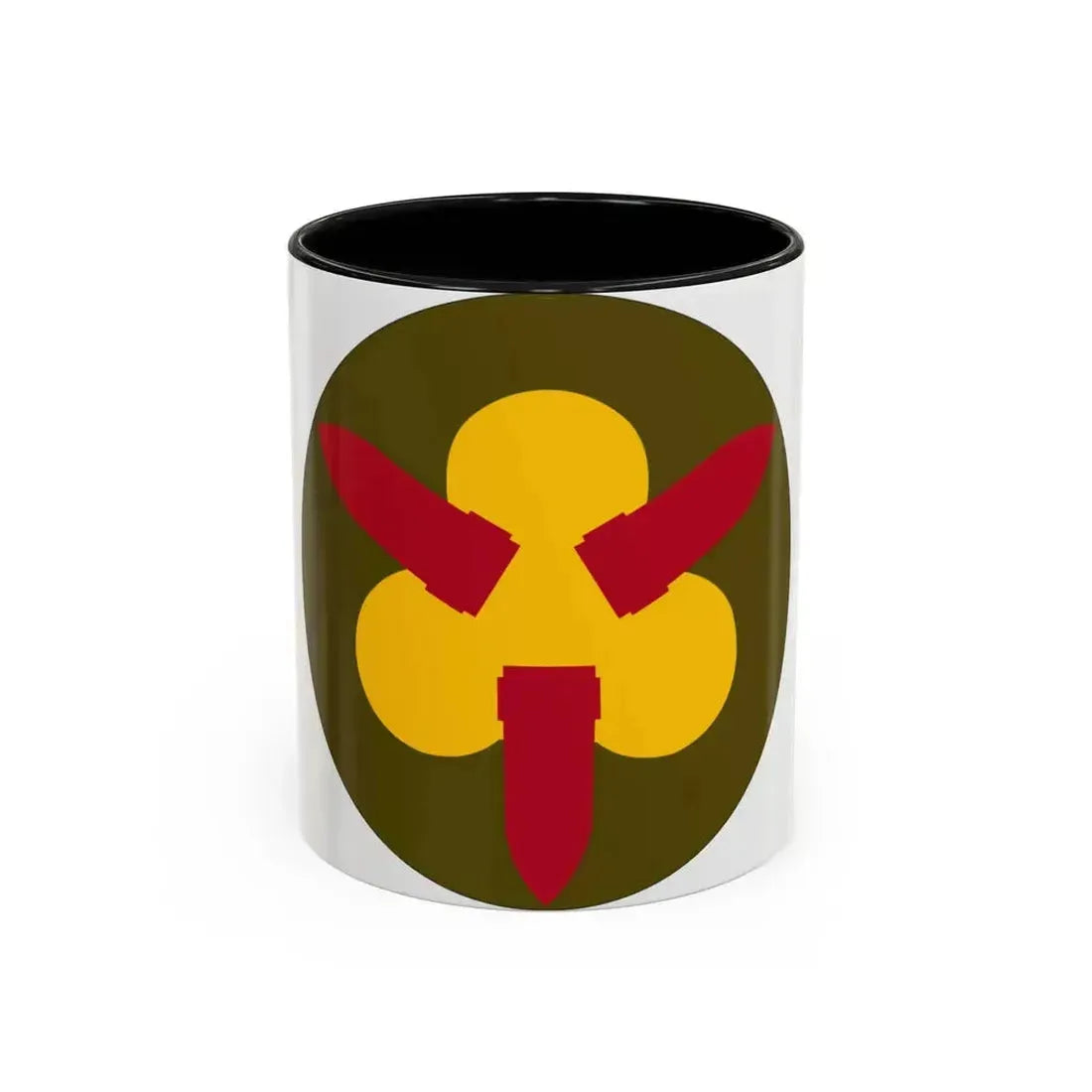 Chesapeake Bay Frontier Defense Sector (U.S. Army) Accent Coffee Mug 11oz Black - Go Mug Yourself