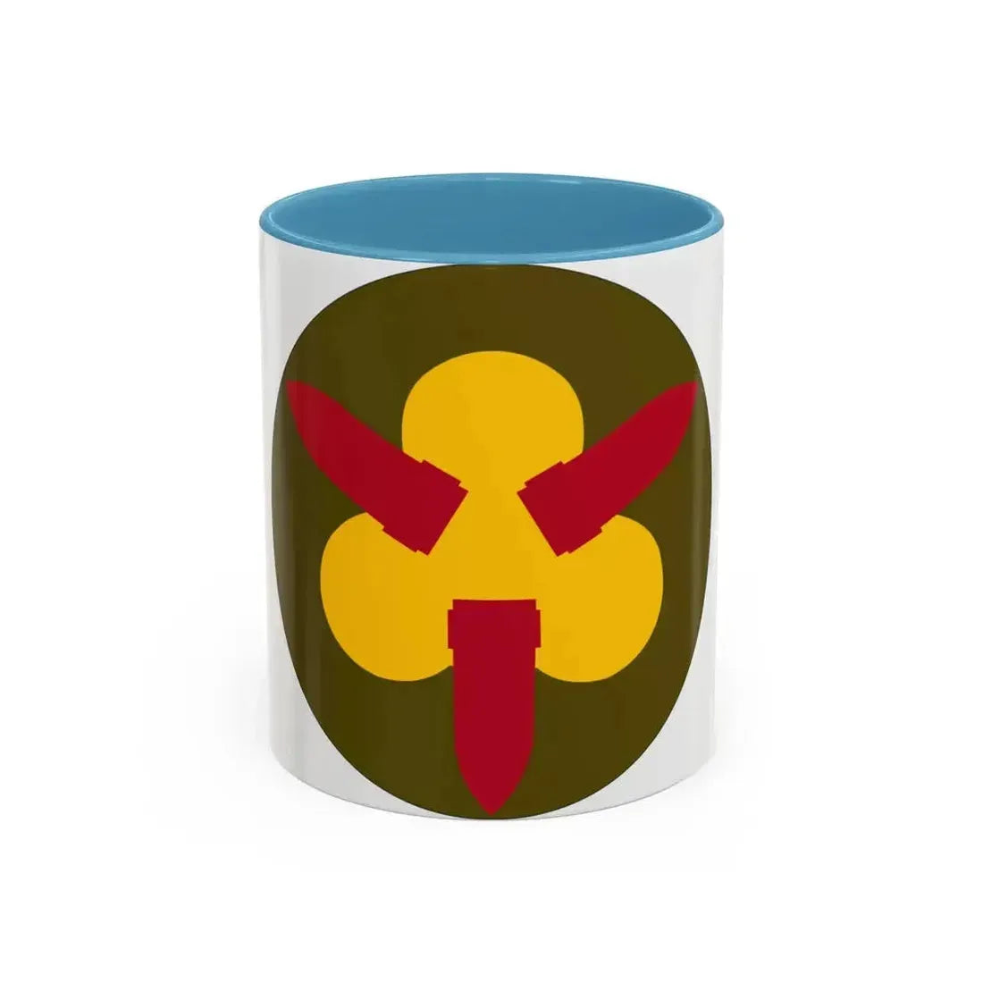 Chesapeake Bay Frontier Defense Sector (U.S. Army) Accent Coffee Mug 11oz Light Blue - Go Mug Yourself