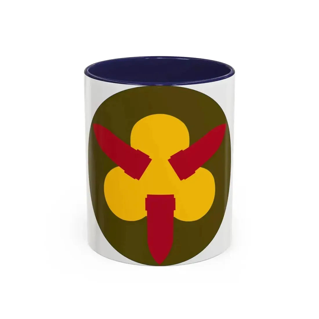 Chesapeake Bay Frontier Defense Sector (U.S. Army) Accent Coffee Mug 11oz Navy - Go Mug Yourself