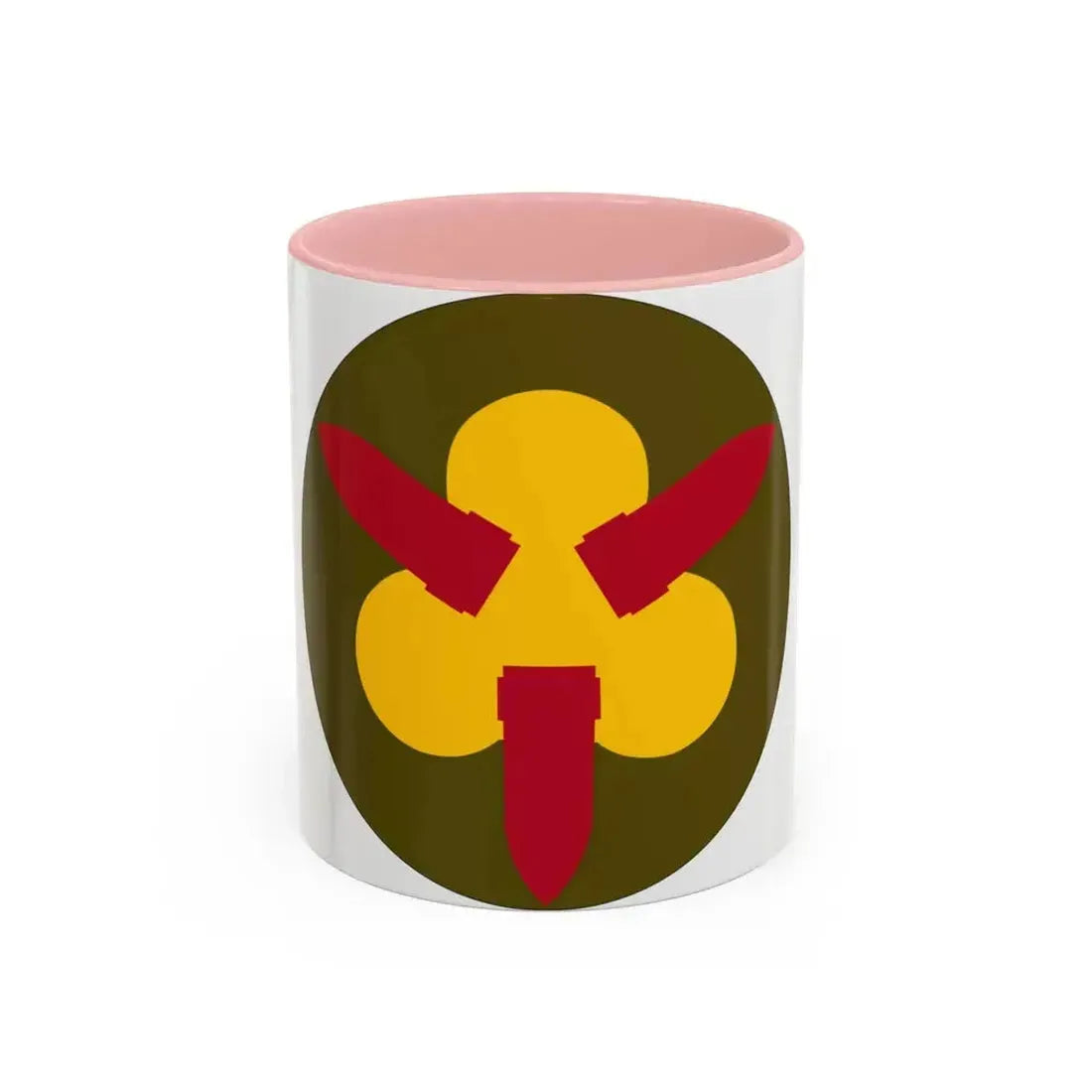 Chesapeake Bay Frontier Defense Sector (U.S. Army) Accent Coffee Mug 11oz Pink - Go Mug Yourself