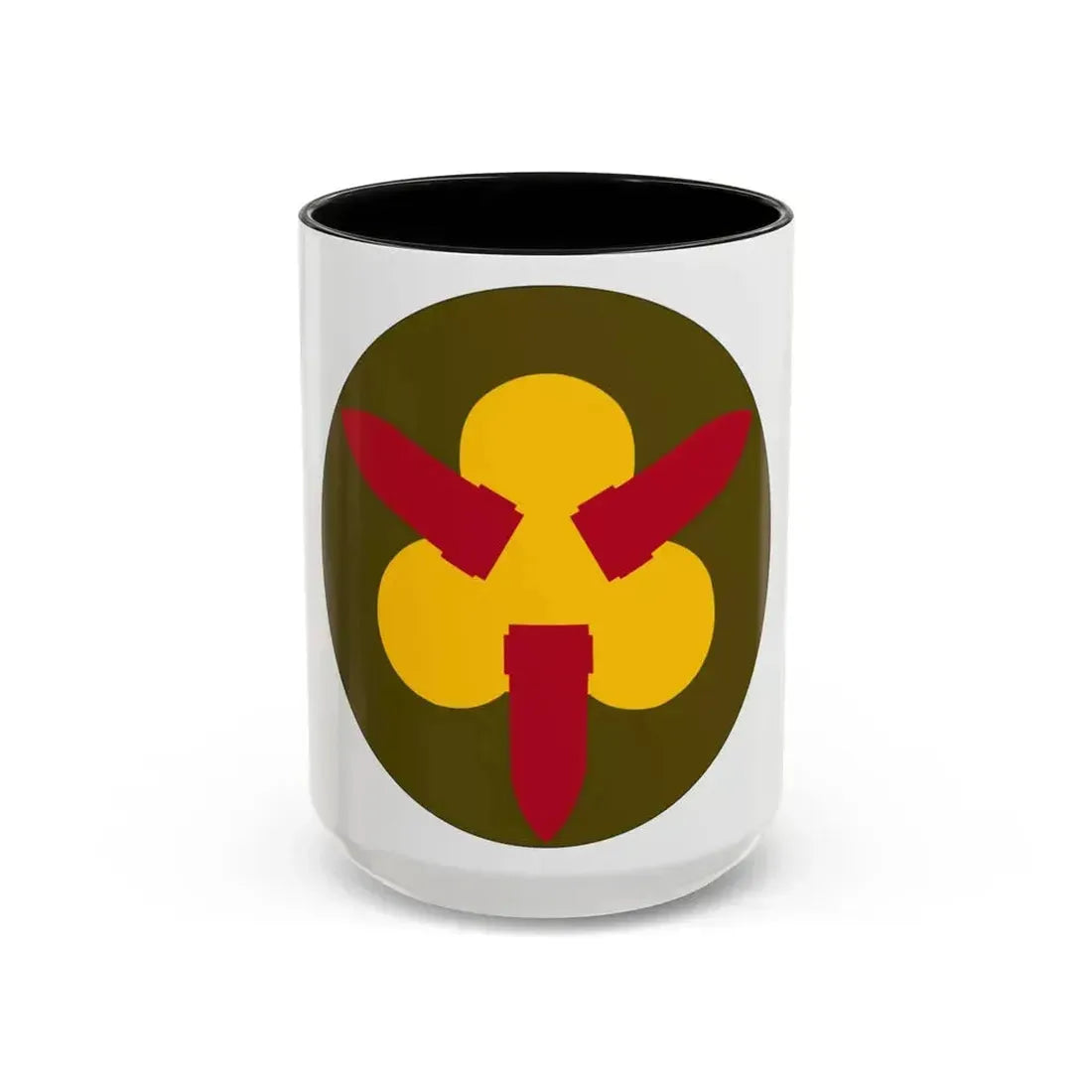 Chesapeake Bay Frontier Defense Sector (U.S. Army) Accent Coffee Mug 15oz Black - Go Mug Yourself