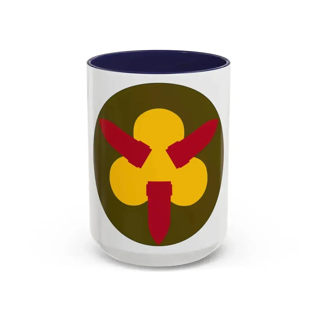Chesapeake Bay Frontier Defense Sector (U.S. Army) Accent Coffee Mug 15oz Navy - Go Mug Yourself