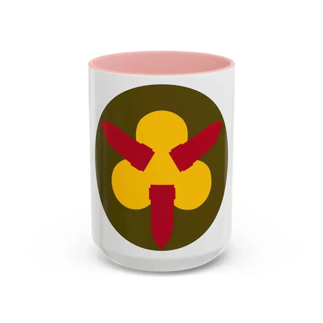 Chesapeake Bay Frontier Defense Sector (U.S. Army) Accent Coffee Mug 15oz Pink - Go Mug Yourself