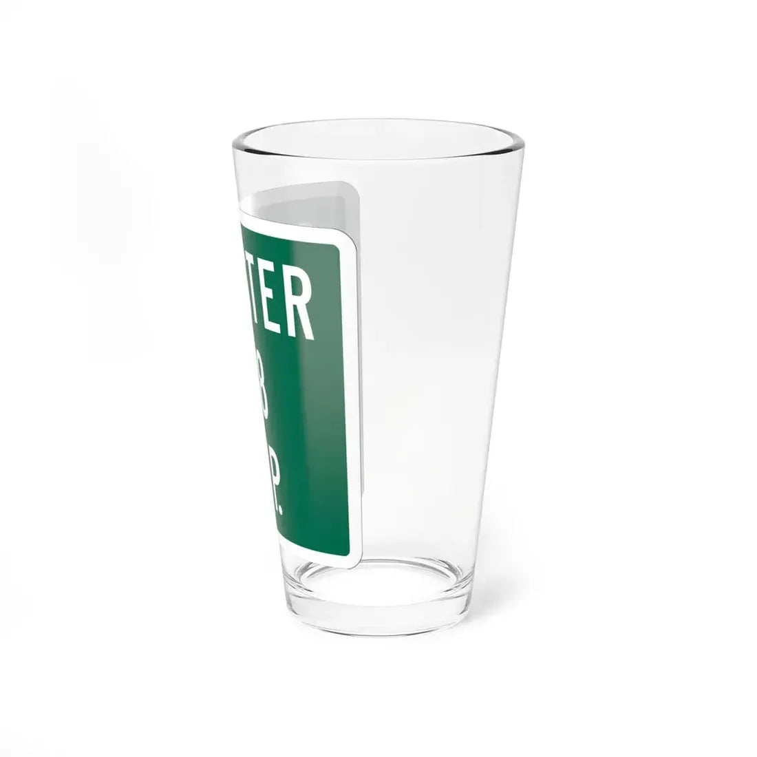 Chester Township Route 178 Morrow County Ohio (Ohio) (Road Sign) Pint Glss 16oz - Go Mug Yourself