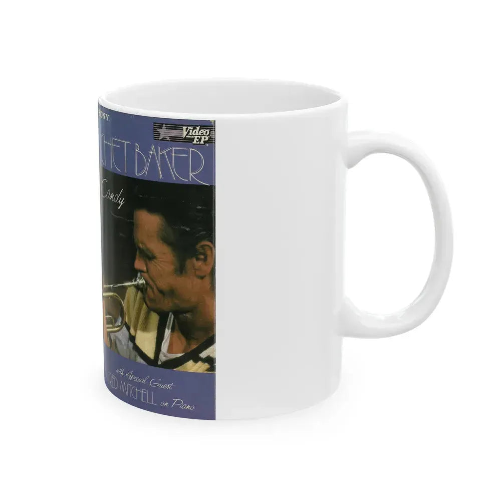 CHET BAKER CANDY (VHS COVER) - White Coffee Mug - Go Mug Yourself