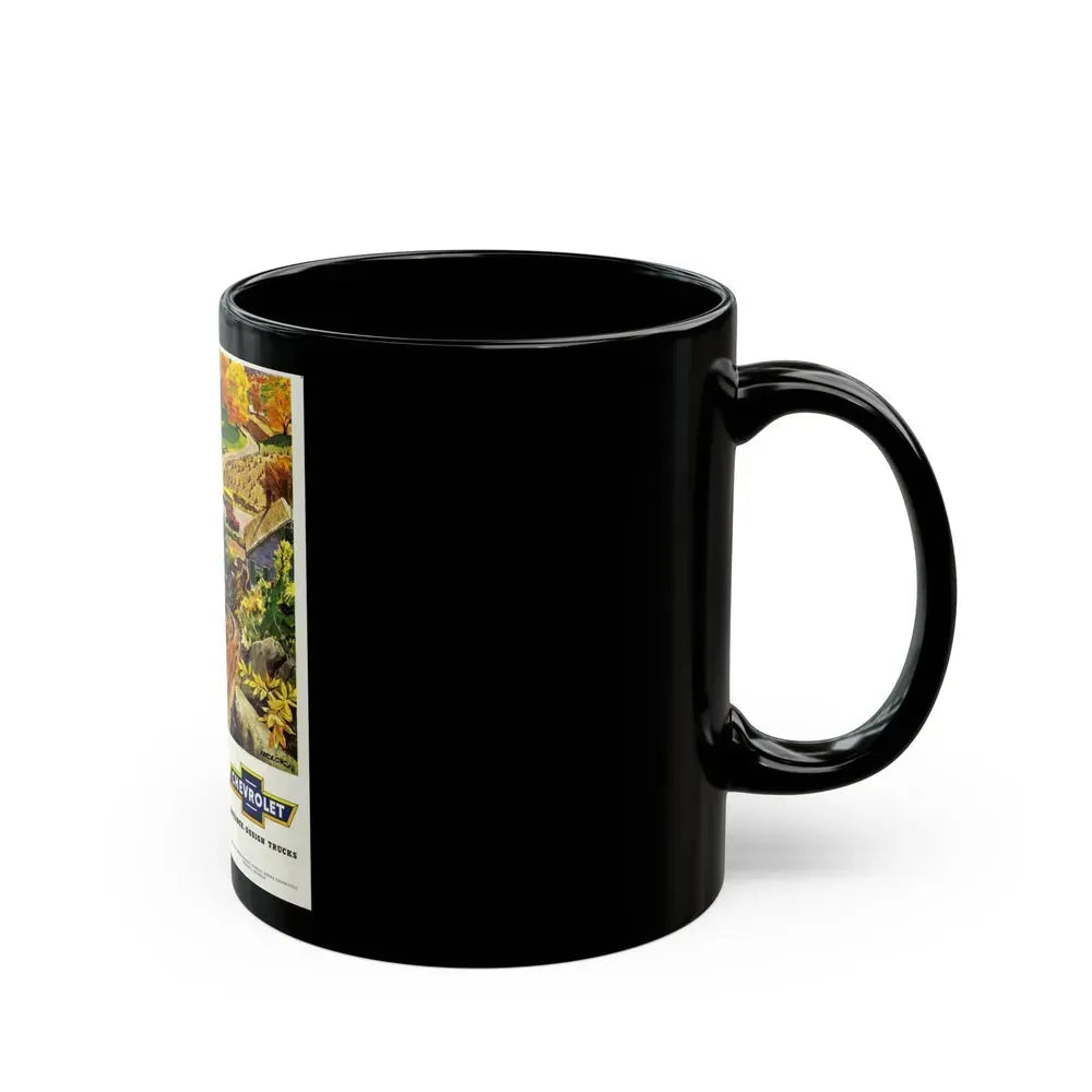 Chevrolet advance-design trucks, 1950 (1) - Black Coffee Mug - Go Mug Yourself