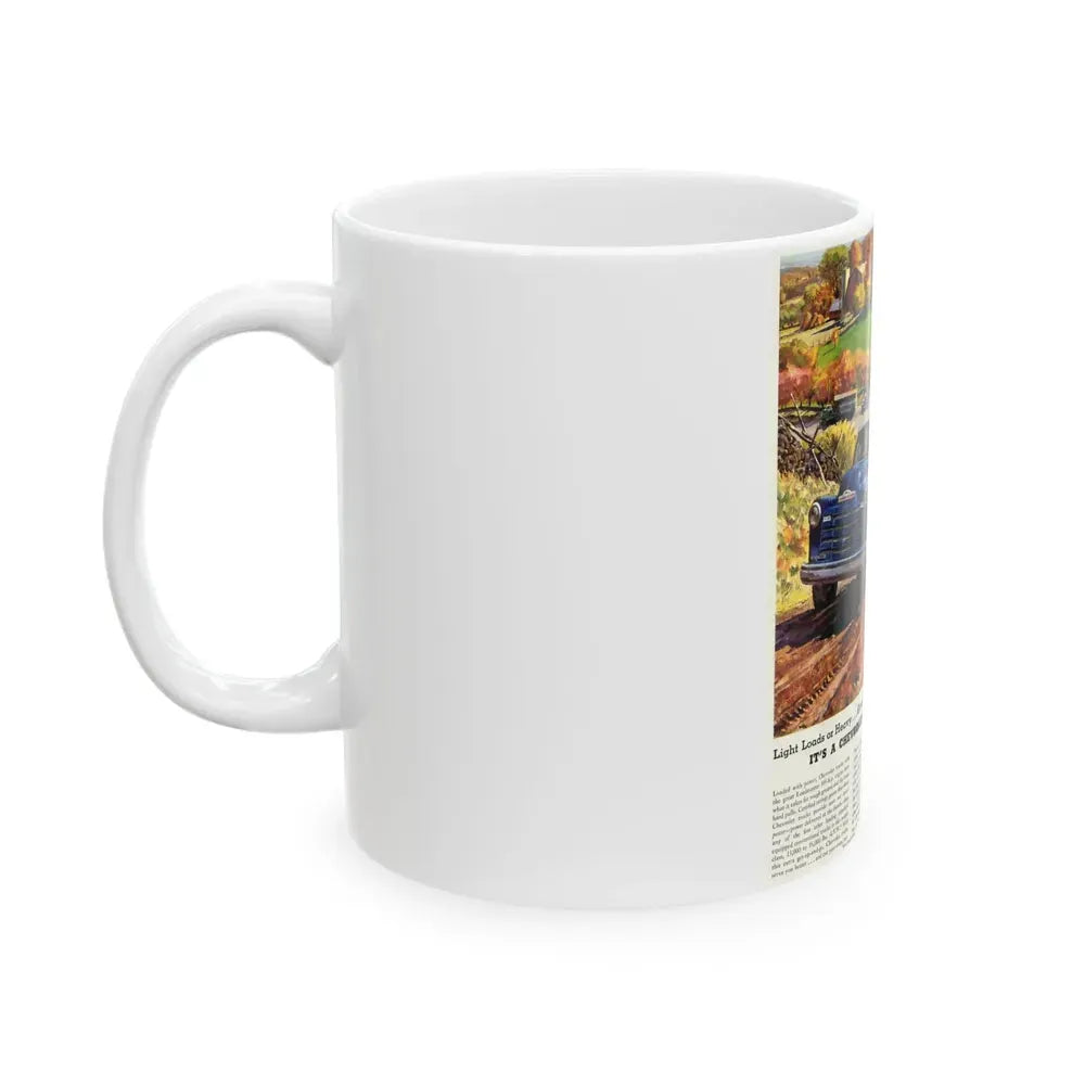 Chevrolet advance-design trucks, 1950 (1) - White Coffee Mug - Go Mug Yourself