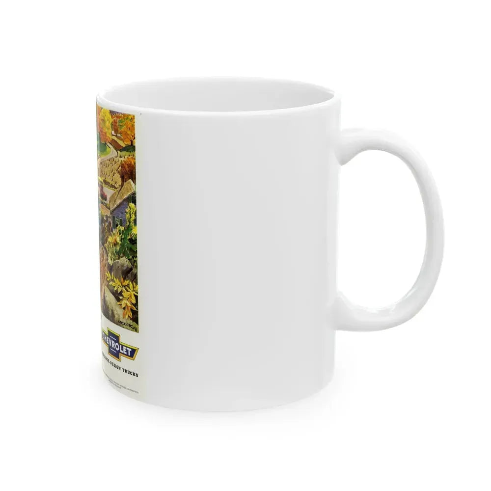 Chevrolet advance-design trucks, 1950 (1) - White Coffee Mug - Go Mug Yourself