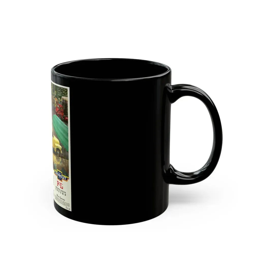 Chevrolet advance-design trucks, 1950 (2) - Black Coffee Mug - Go Mug Yourself