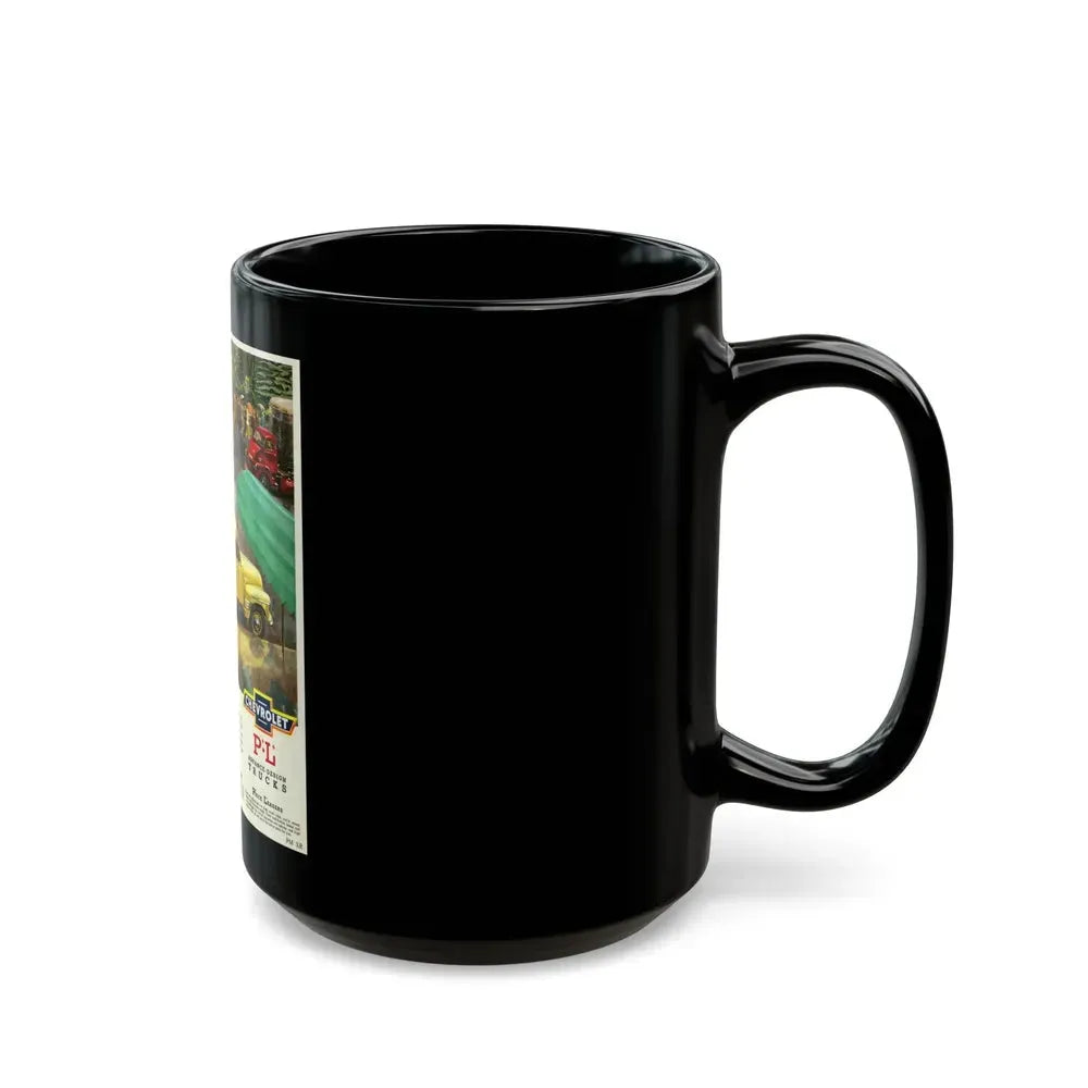 Chevrolet advance-design trucks, 1950 (2) - Black Coffee Mug - Go Mug Yourself