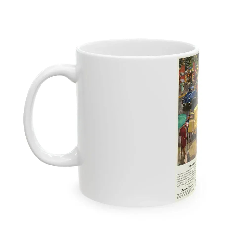 Chevrolet advance-design trucks, 1950 (2) - White Coffee Mug - Go Mug Yourself