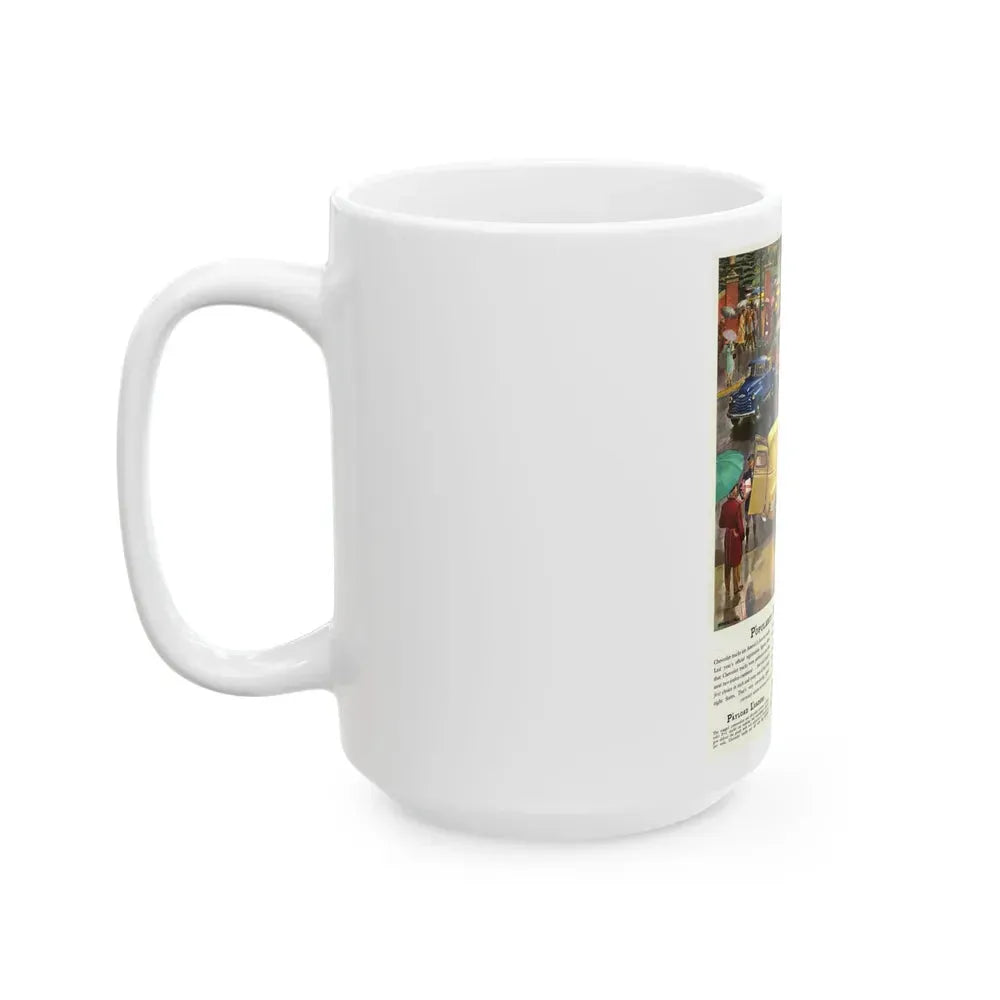 Chevrolet advance-design trucks, 1950 (2) - White Coffee Mug - Go Mug Yourself
