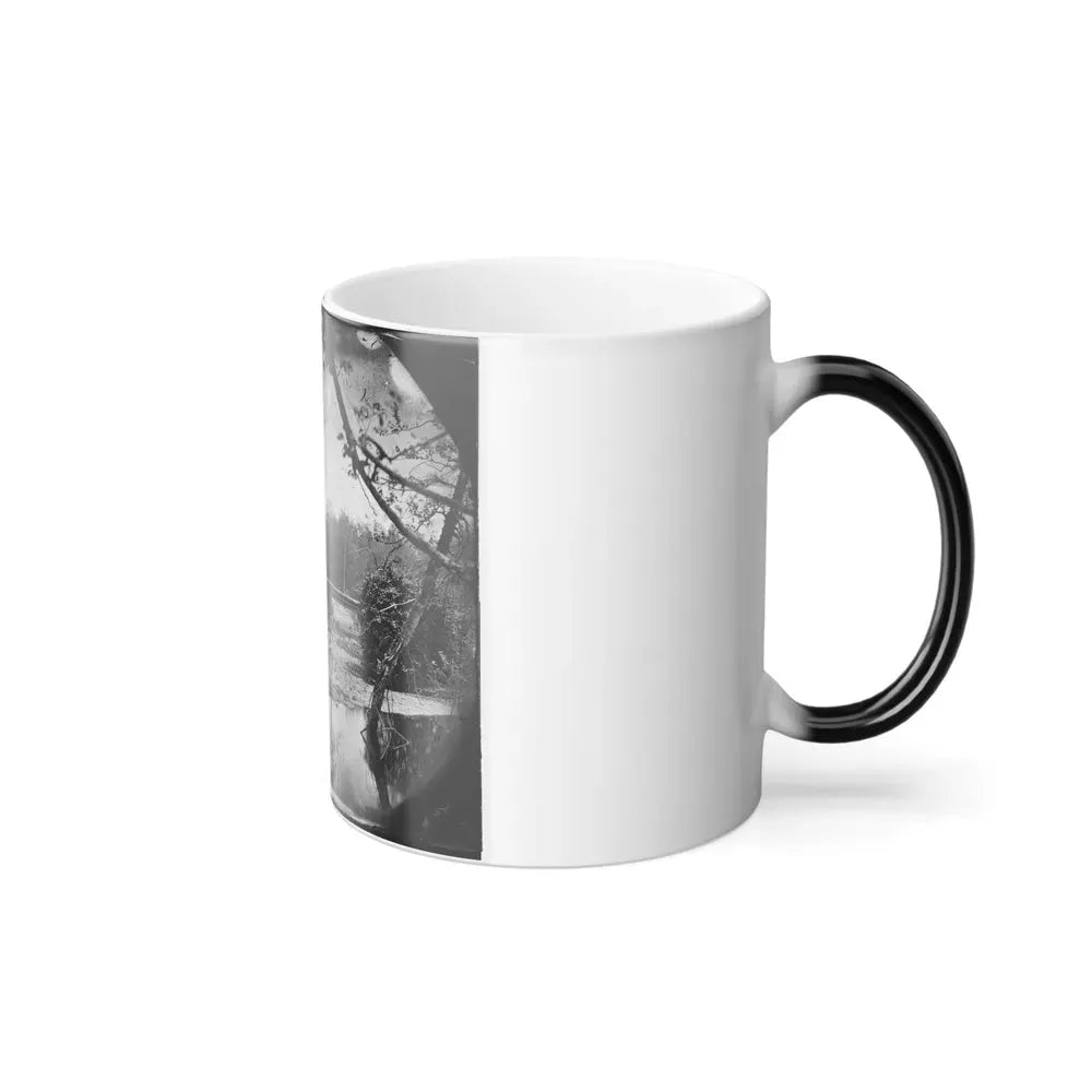Chickahominy River, Va. Bridge on Mechanicsville Road (U.S. Civil War) Color Changing Coffee Mug 11oz - Go Mug Yourself