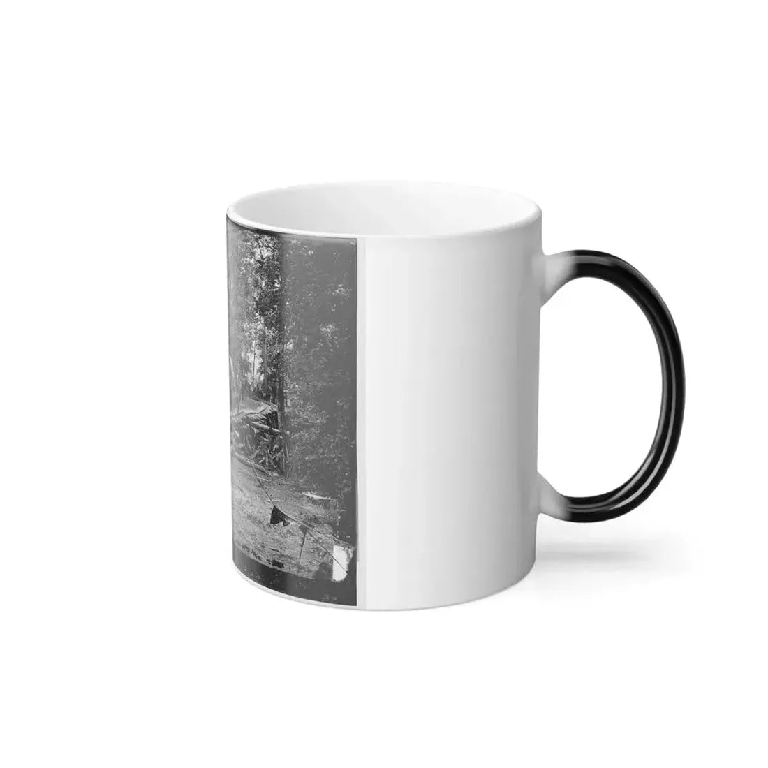Chickahominy River, Va. Grapevine Bridge Built May 27-28, 1862, by the 5Th New Hampshire Infantry Under Col. Edward E. Cross (U.S. Civil War) Color Changing Coffee Mug 11oz - Go Mug Yourself