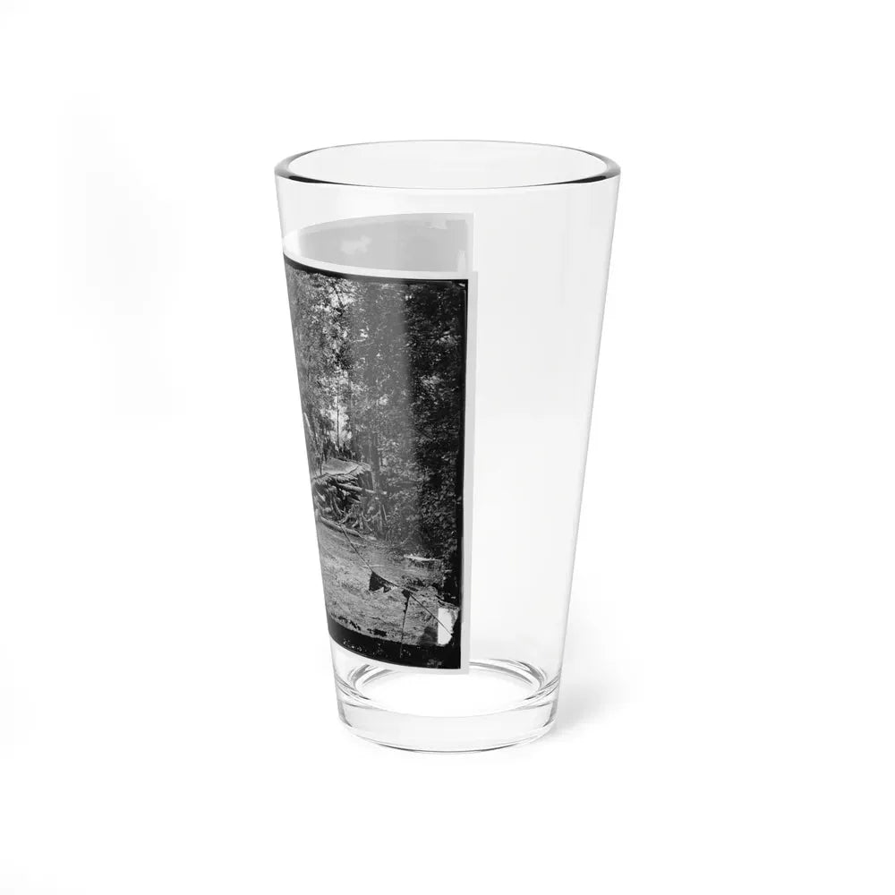 Chickahominy River, Va. Grapevine Bridge Built May 27-28, 1862, By The 5th New Hampshire Infantry Under Col. Edward E. Cross (U.S. Civil War) Pint Glass 16oz - Go Mug Yourself