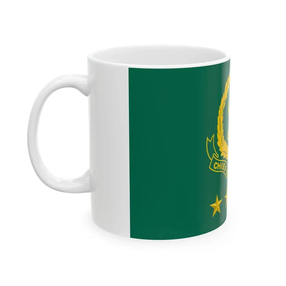 Chief of Army Staff Bangladesh Flag (Bangladesh) White Coffee Mug - Go Mug Yourself