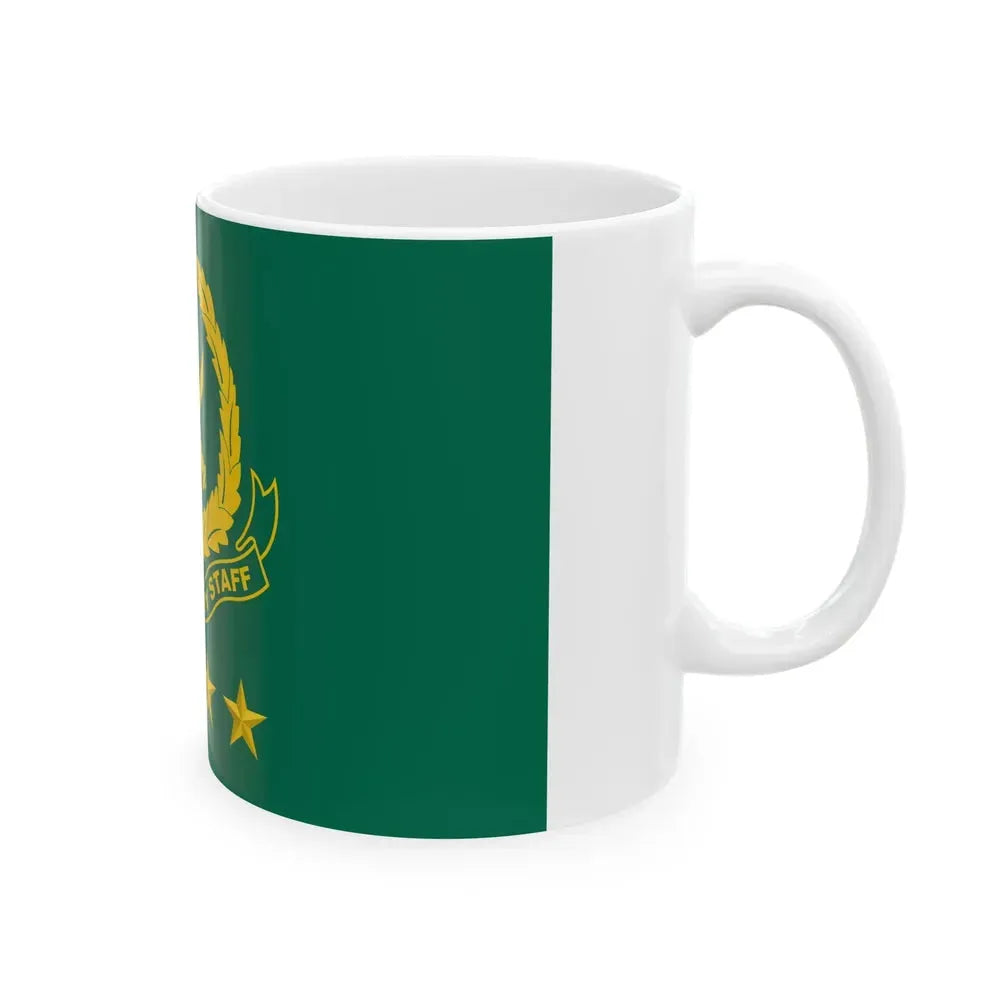 Chief of Army Staff Bangladesh Flag (Bangladesh) White Coffee Mug - Go Mug Yourself