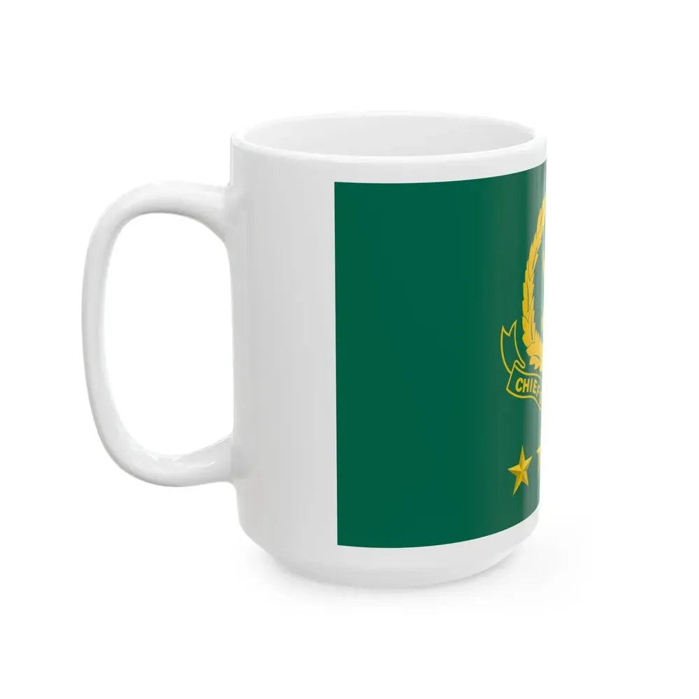 Chief of Army Staff Bangladesh Flag (Bangladesh) White Coffee Mug - Go Mug Yourself