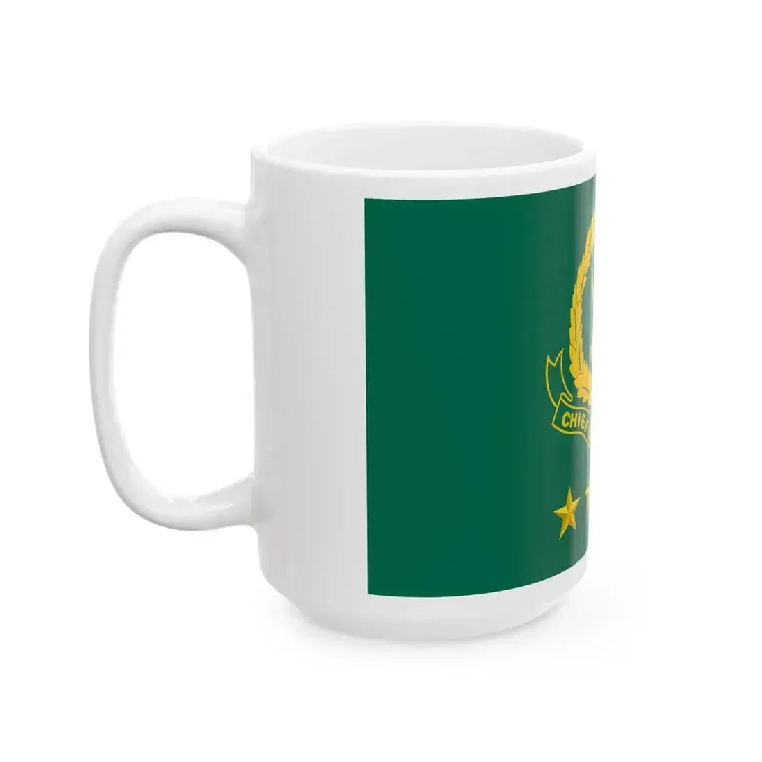 Chief of Army Staff Bangladesh Flag (Bangladesh) White Coffee Mug - Go Mug Yourself