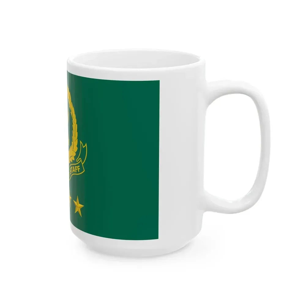 Chief of Army Staff Bangladesh Flag (Bangladesh) White Coffee Mug - Go Mug Yourself
