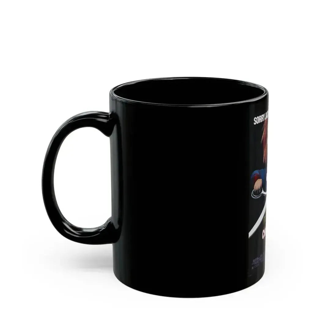 CHILD'S PLAY 2 1990 Movie Poster - Black Coffee Mug - Go Mug Yourself